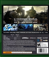 Xbox ONE Call of Duty Ghosts Back CoverThumbnail
